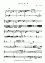 Scherzo No. 1 für Klavier - Seite 1